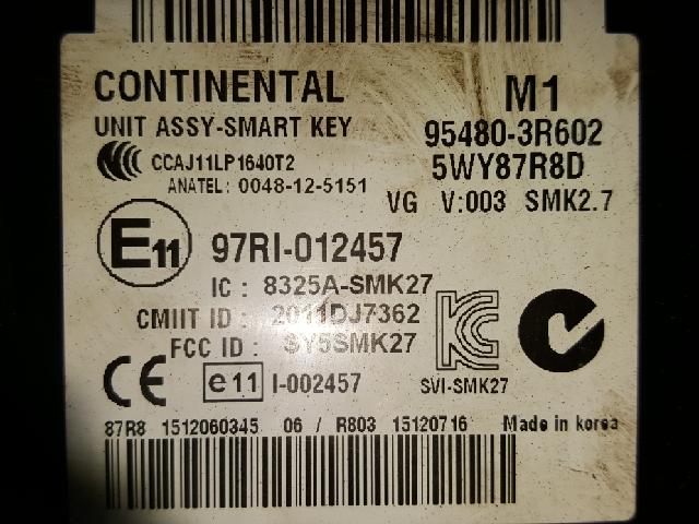 95480 3R602 Kia K7 Assy Smart key